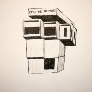 Centre nerveux, pencil on paper, 29,7x21cm