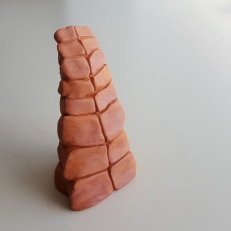 Abs prototype, clay, 25x8x6cm